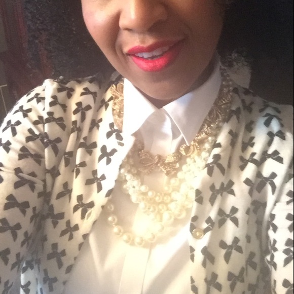 JCREW PEARL TWISTED HAMMOCK NECKLACE NWT - Picture 4 of 10